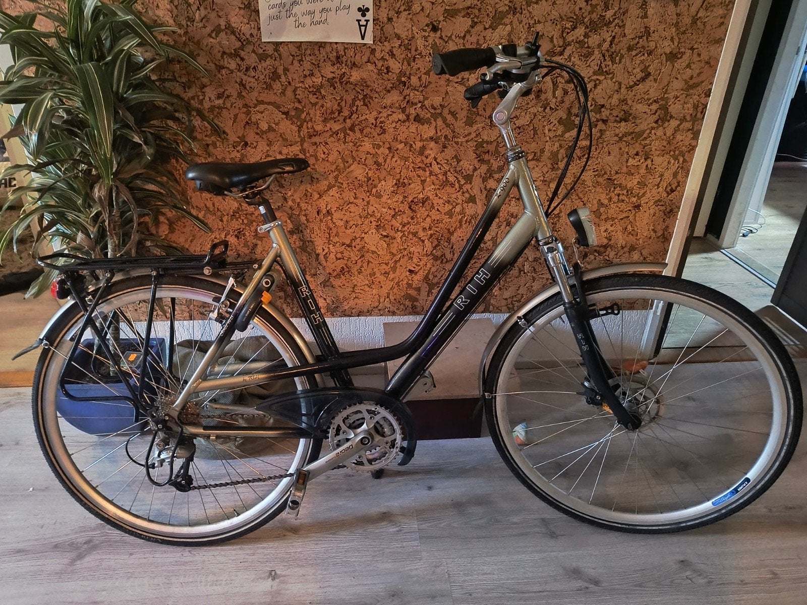 dames stationsfiets stapfiets studentenfiets opknap rih z900, Gebruikt, Versnellingen, 50 tot 53 cm, Schijfrem
