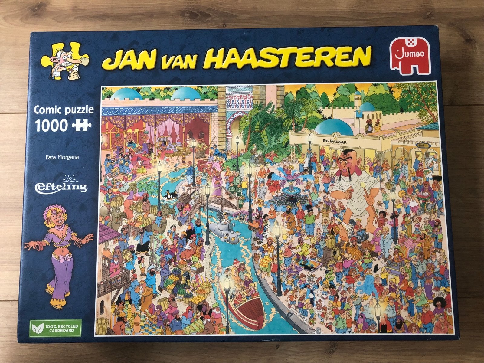 Jan van Haasteren Fata Morgana 1000 stukjes Efteling, Ophalen of Verzenden, 500 t/m 1500 stukjes, Zo goed als nieuw, Legpuzzel