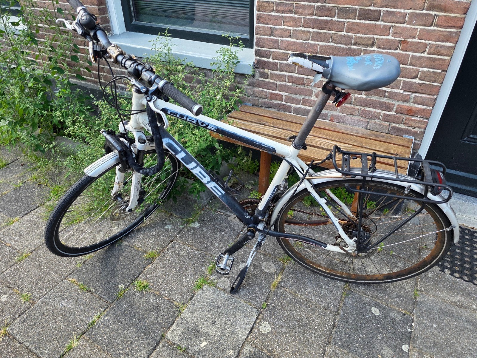 Cube Curve herenfiets / sportieve hybride (opknapper), 28 inch, Gebruikt, Vering, Meer dan 20 versnellingen