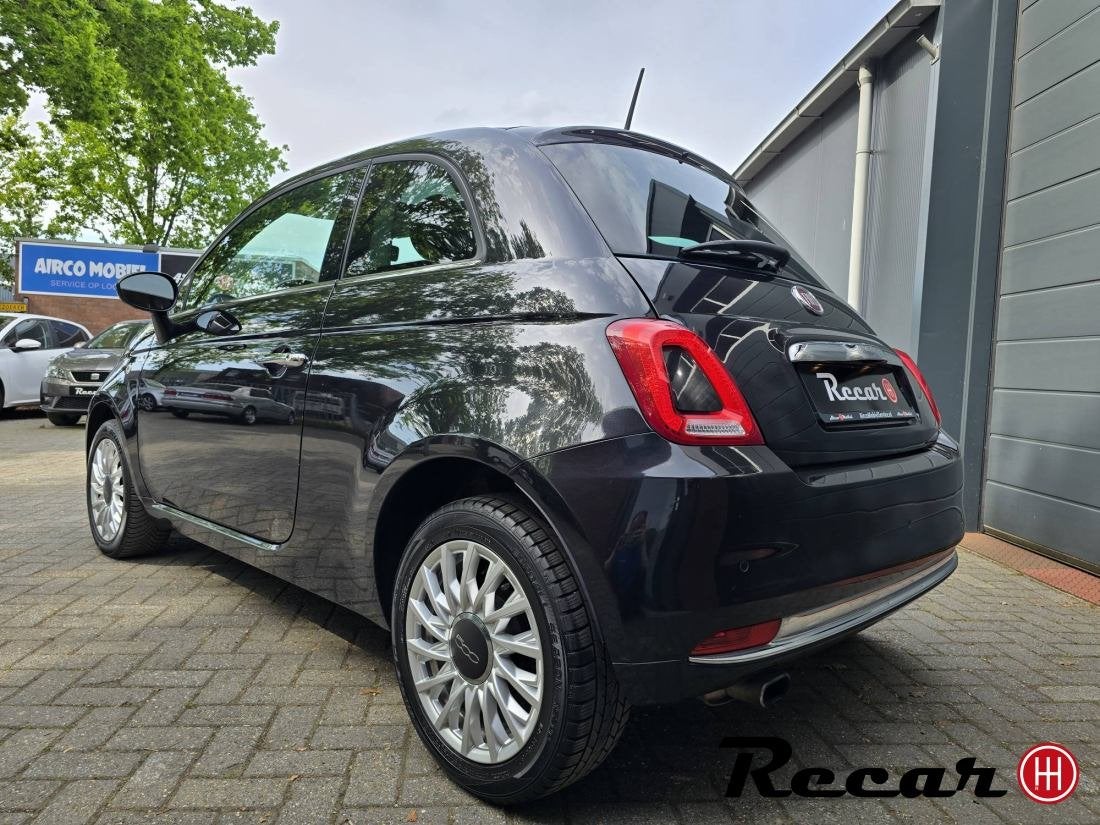 Fiat 500 - 1.2 Lounge/Pano/Pdc/Cruise/90Dk/ZeerMooi, Auto's, Voorwielaandrijving, Lichtsensor, Gebruikt, 4 cilinders