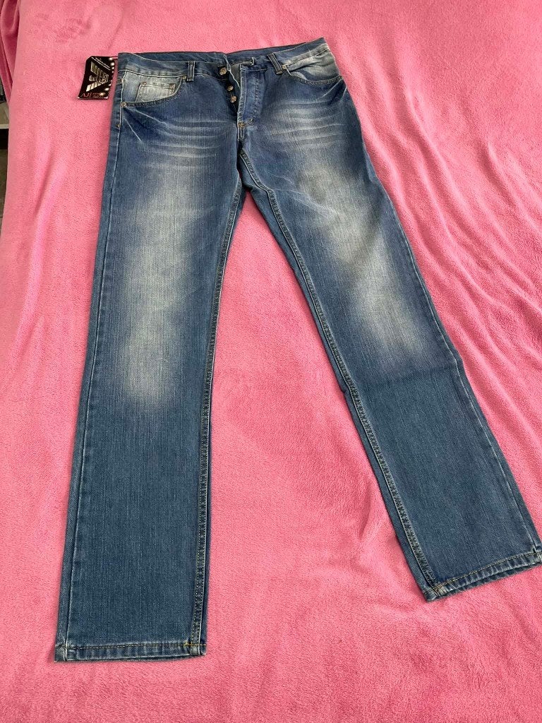 Nieuw blauwe broek, Ophalen of Verzenden, Nieuw, Blauw