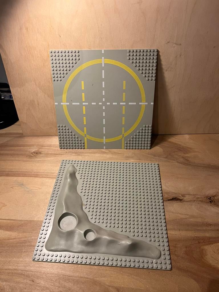 Lego Partij/Lot 2x Space Plaat, Kinderen en Baby's, Speelgoed | Duplo en Lego, Gebruikt, Lego, Grondplaat, Space, Ophalen of Verzenden