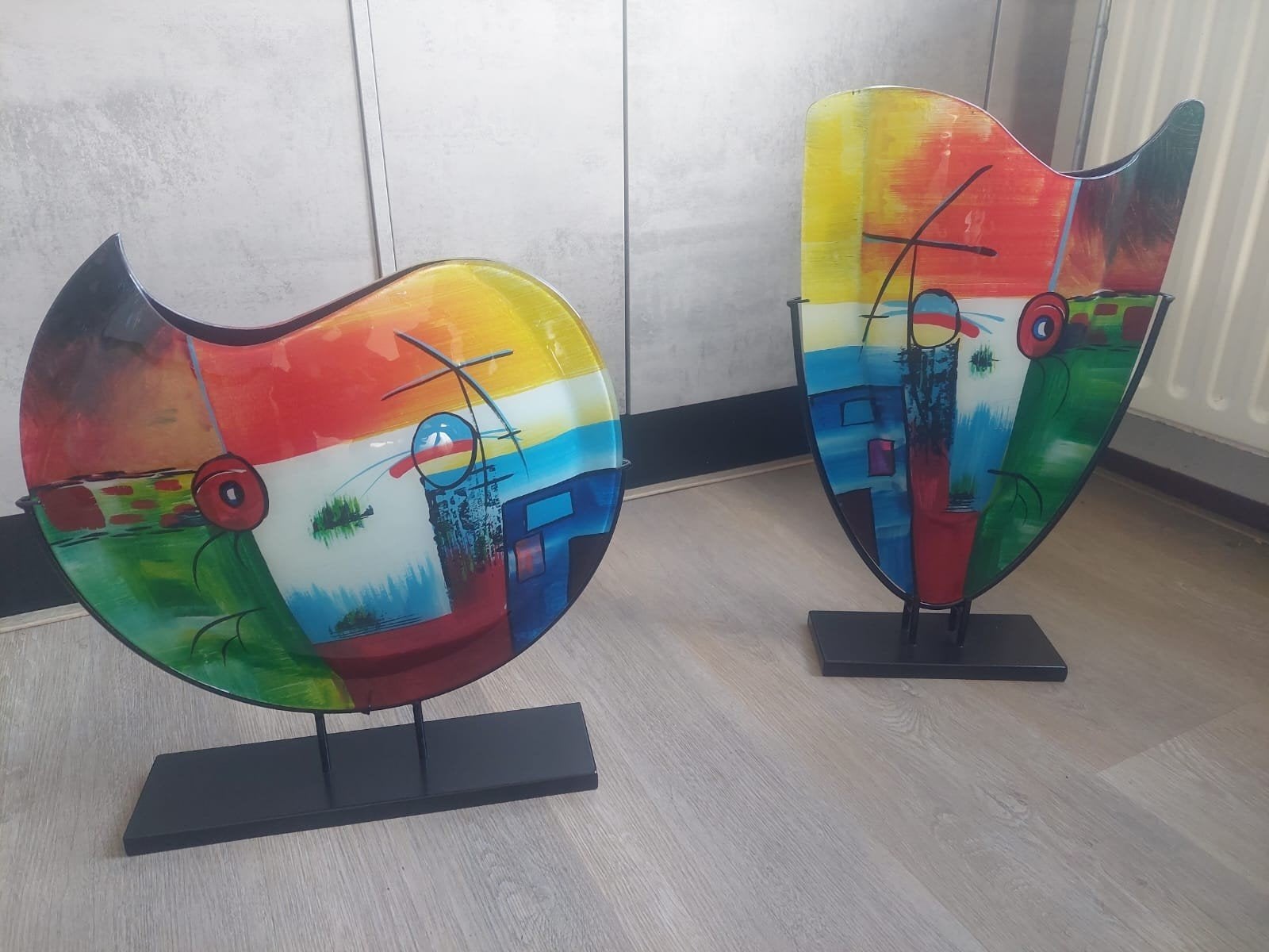 Mooie glazen design vazen, Antiek en Kunst, Ophalen