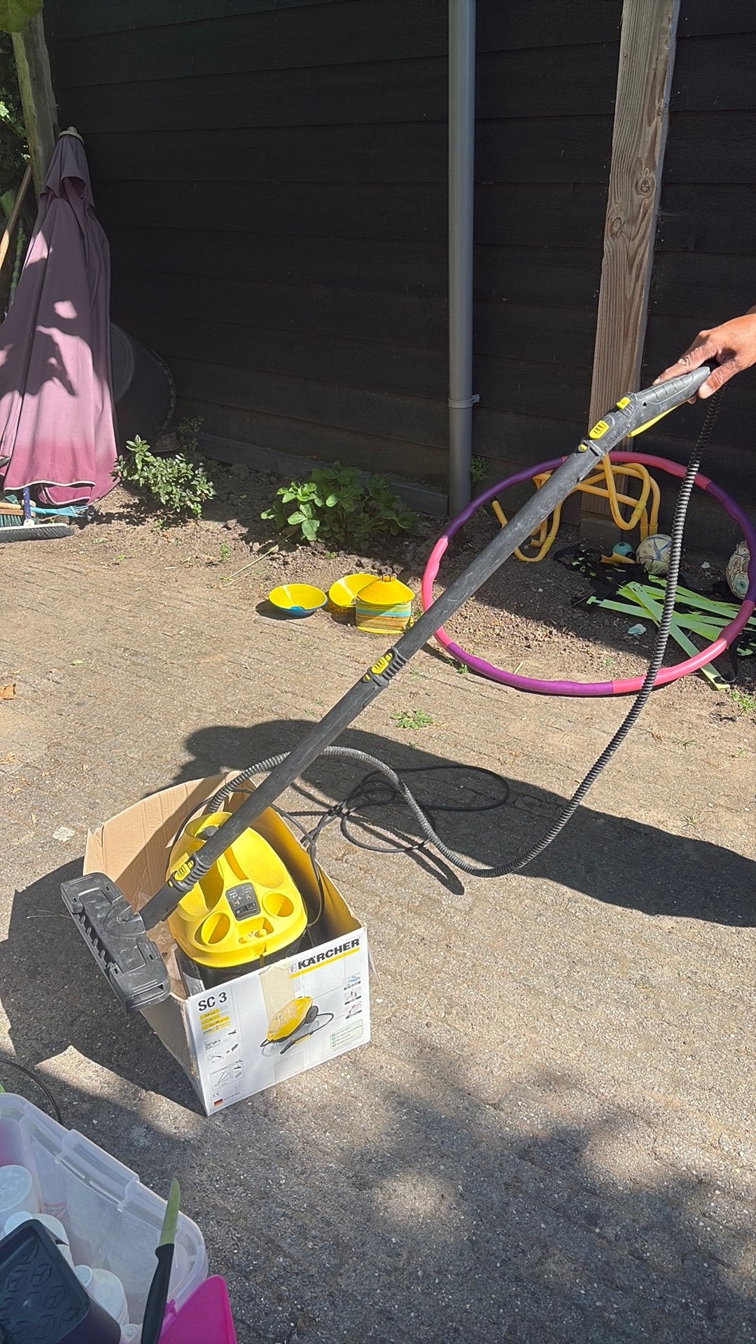 Stoomreiniger karcher, Ophalen, Gebruikt