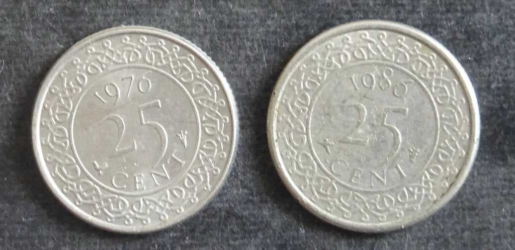 Munten Suriname, Ophalen of Verzenden, Zuid-Amerika