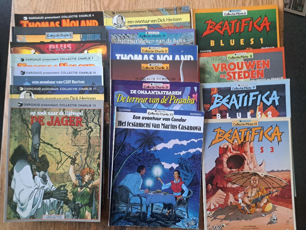 Collectie charlie pilote horizon 20x ook los te koop, ruil, Meerdere stripboeken, Ophalen of Verzenden, Gelezen
