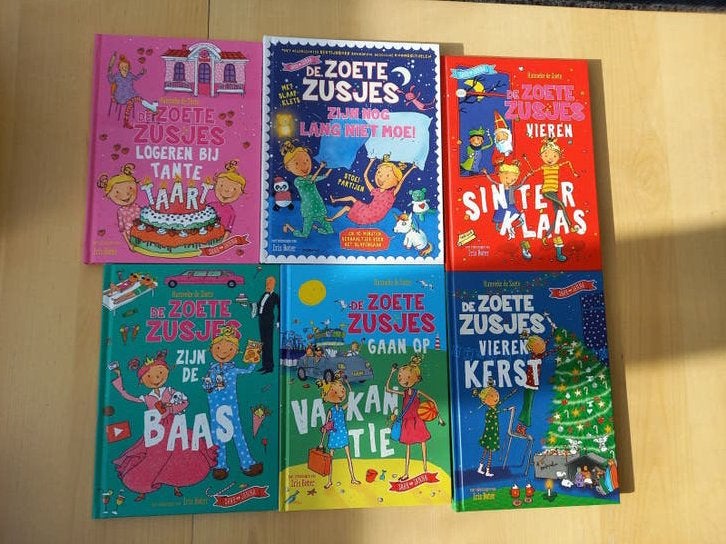 6 boeken van De Zoete Zusjes, Ophalen of Verzenden, Gelezen, Hanneke de Zoete, Fictie algemeen