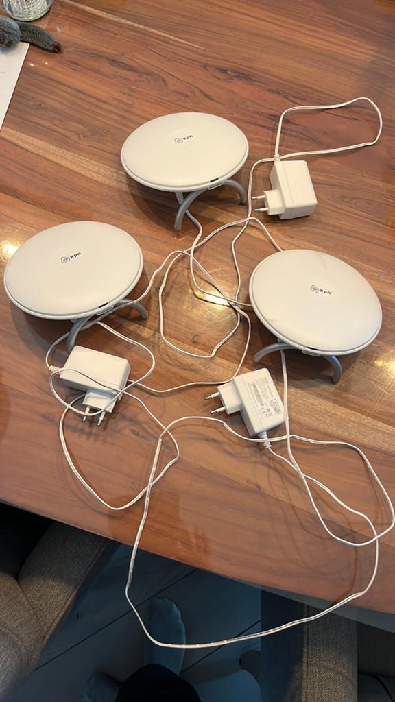 Superwifi punten KPN wit 3 stuks, Ophalen of Verzenden, Gebruikt