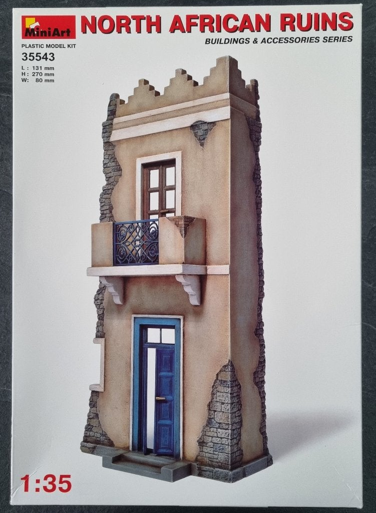 MiniArt 1:35 #35543 North African Ruins, Ophalen of Verzenden, Nieuw, 1:35 tot 1:50, Diorama