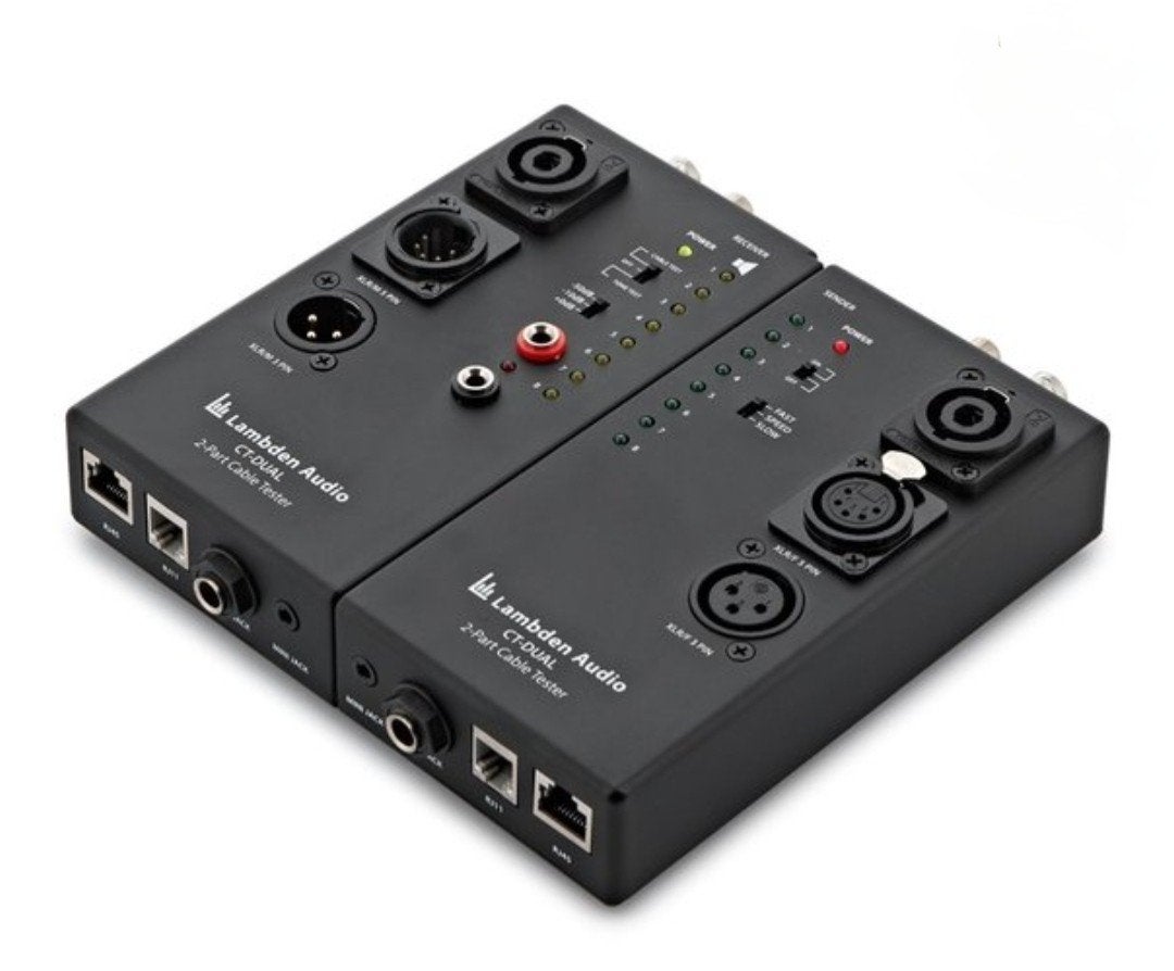 Lambden Audio CT-DUAL 2-Delige Kabeltester (op batterijen), Ophalen of Verzenden, Nieuw, Apparatuur