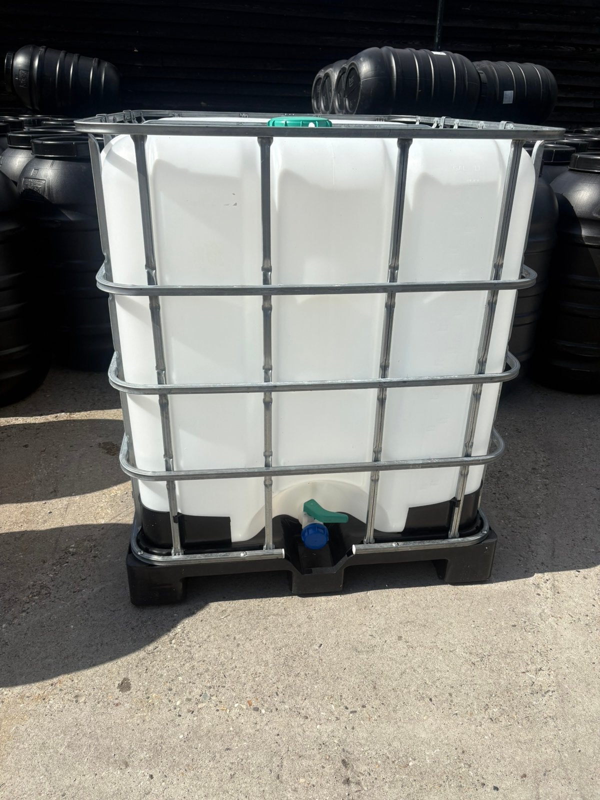 IBC watervat watertank 1000 liter zgan, 150 liter of meer, Ophalen, Zo goed als nieuw