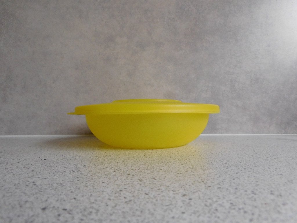 Tupperware Trendy Smartkom Geel - 400 ml, 400 ml, Geel, Ophalen of Verzenden, Zo goed als nieuw