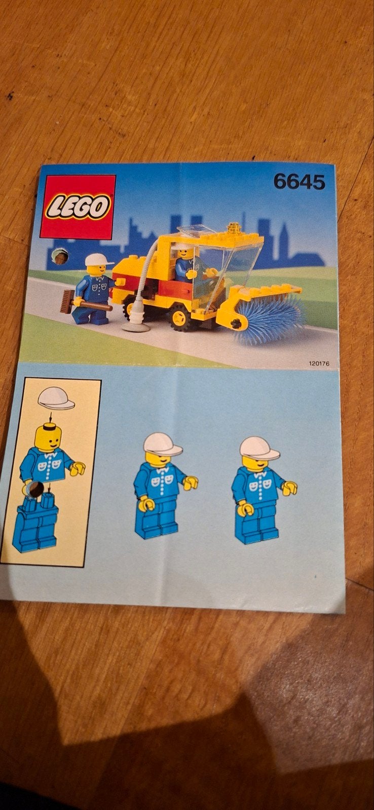 Lego City Straatveger 6645 met minifiguren en instructies, City, Lego, Ophalen of Verzenden, Zo goed als nieuw