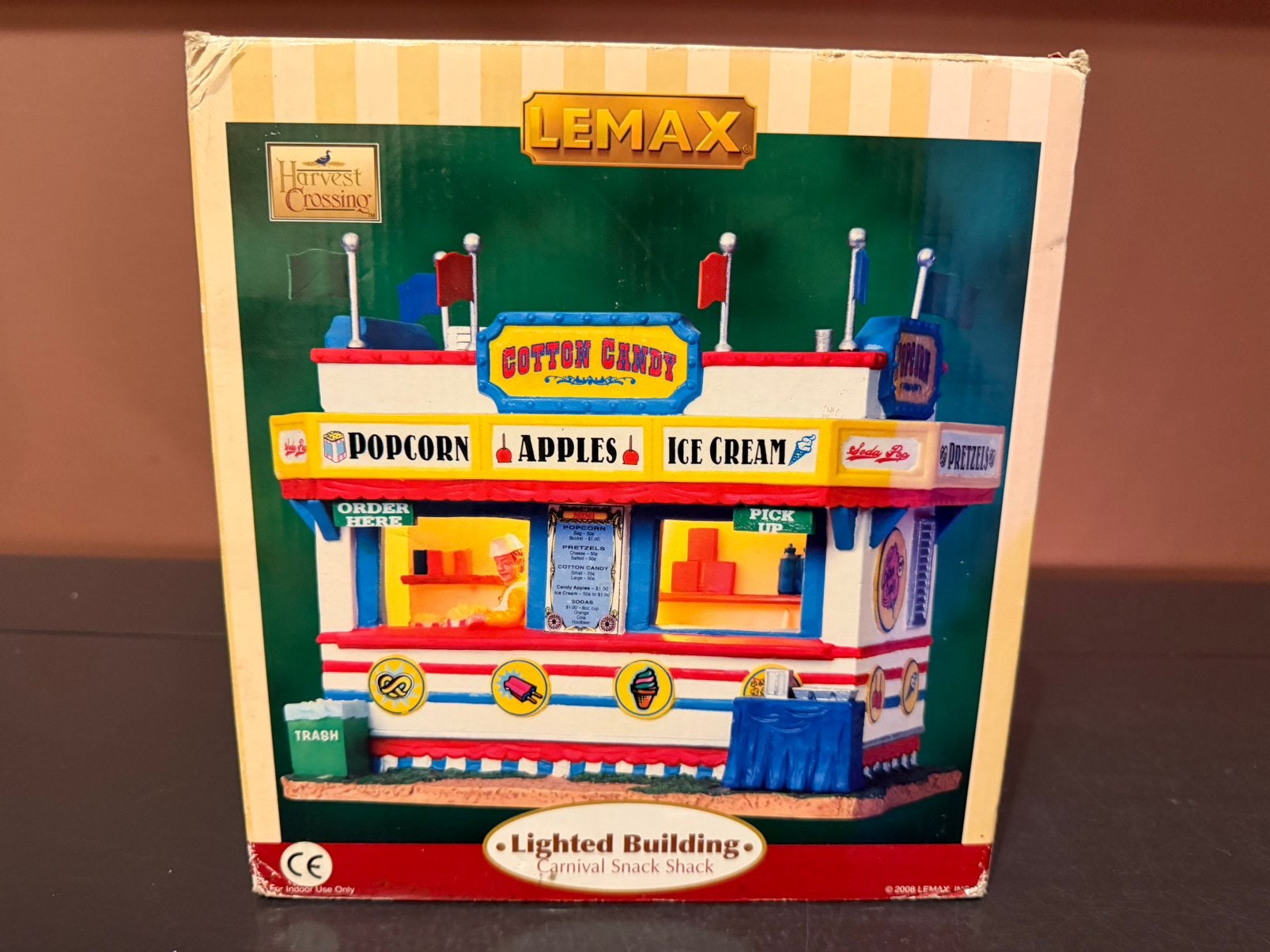 Lemax Carnival snack shack. KERTSDORP, Ophalen of Verzenden, Zo goed als nieuw