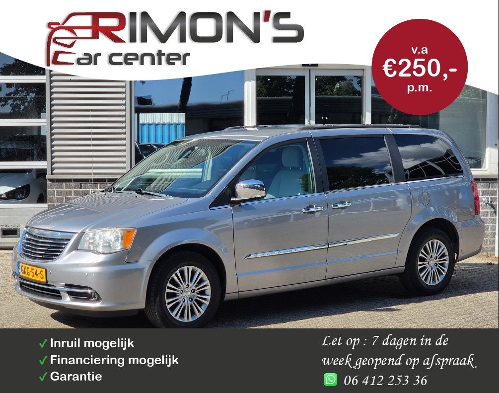 Chrysler Grand Voyager TOWN & COUNTRY 3.6 V6 Leder Camera 7, Euro 5, Gebruikt, Grand Voyager, 287 pk