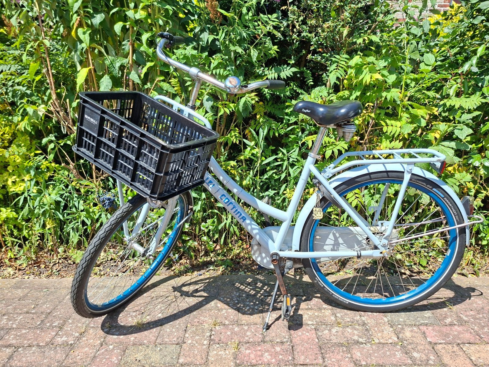 26 inch Cortina fiets, Gebruikt, Cortina U4 Transport, Versnellingen, Trommelrem