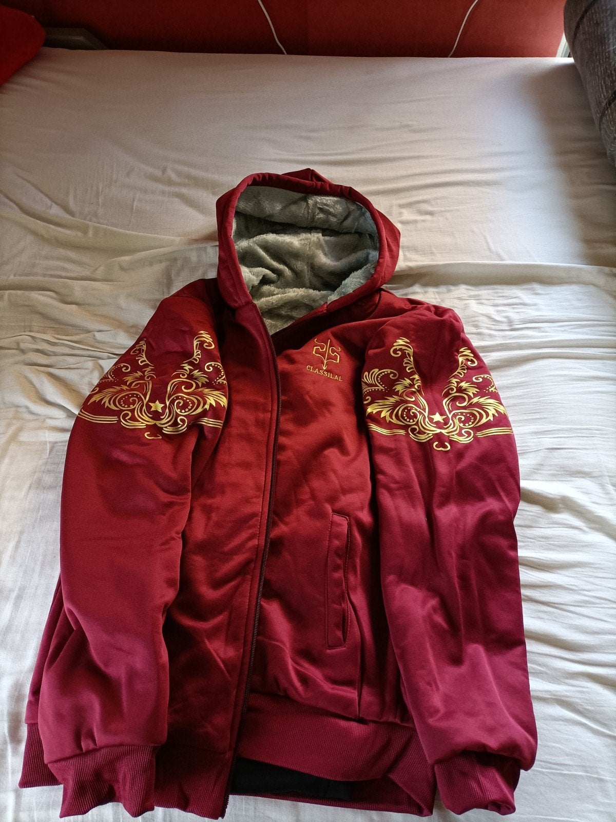 Nieuw Huispak Maat M - Rood Jack met Donsvoering, Kleding | Heren, Ophalen of Verzenden, Nieuw, Maat 48/50 (M)