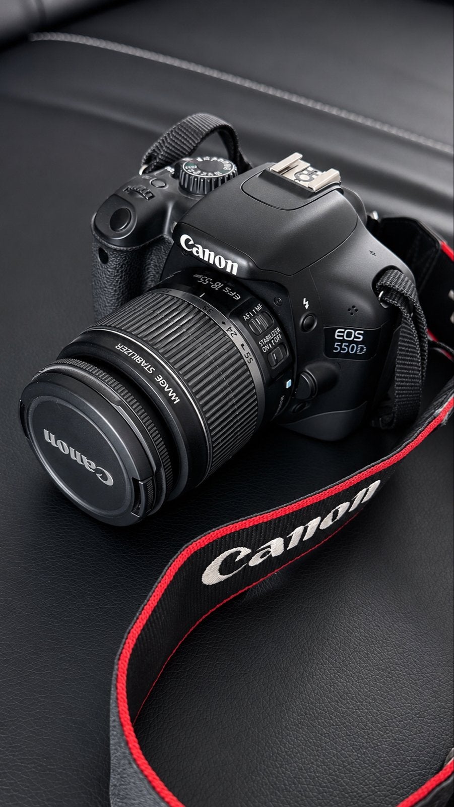 Canon EOS 550D Spiegelreflexcamera met EF-S 18-55mm lens, Gebruikt, Spiegelreflex, Canon, Beeldstabilisatie