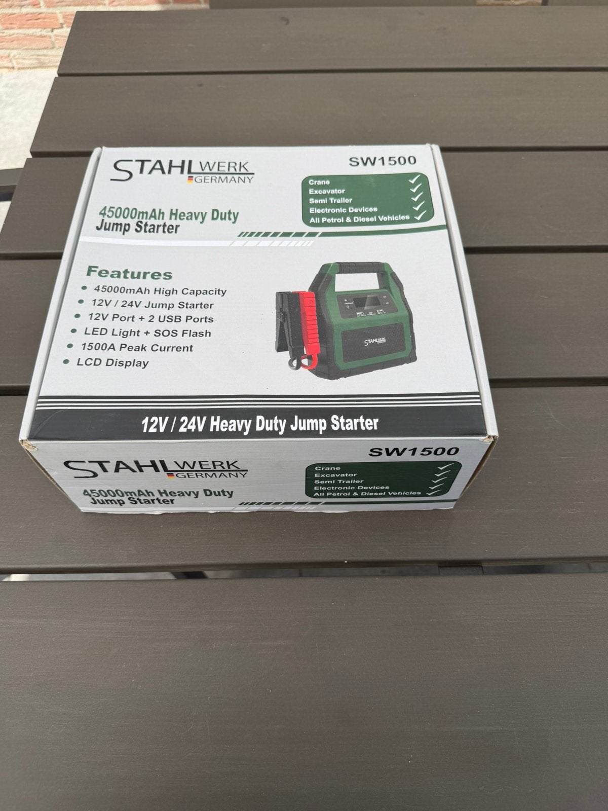 Jumpstarter sw1500, Ophalen, Zo goed als nieuw