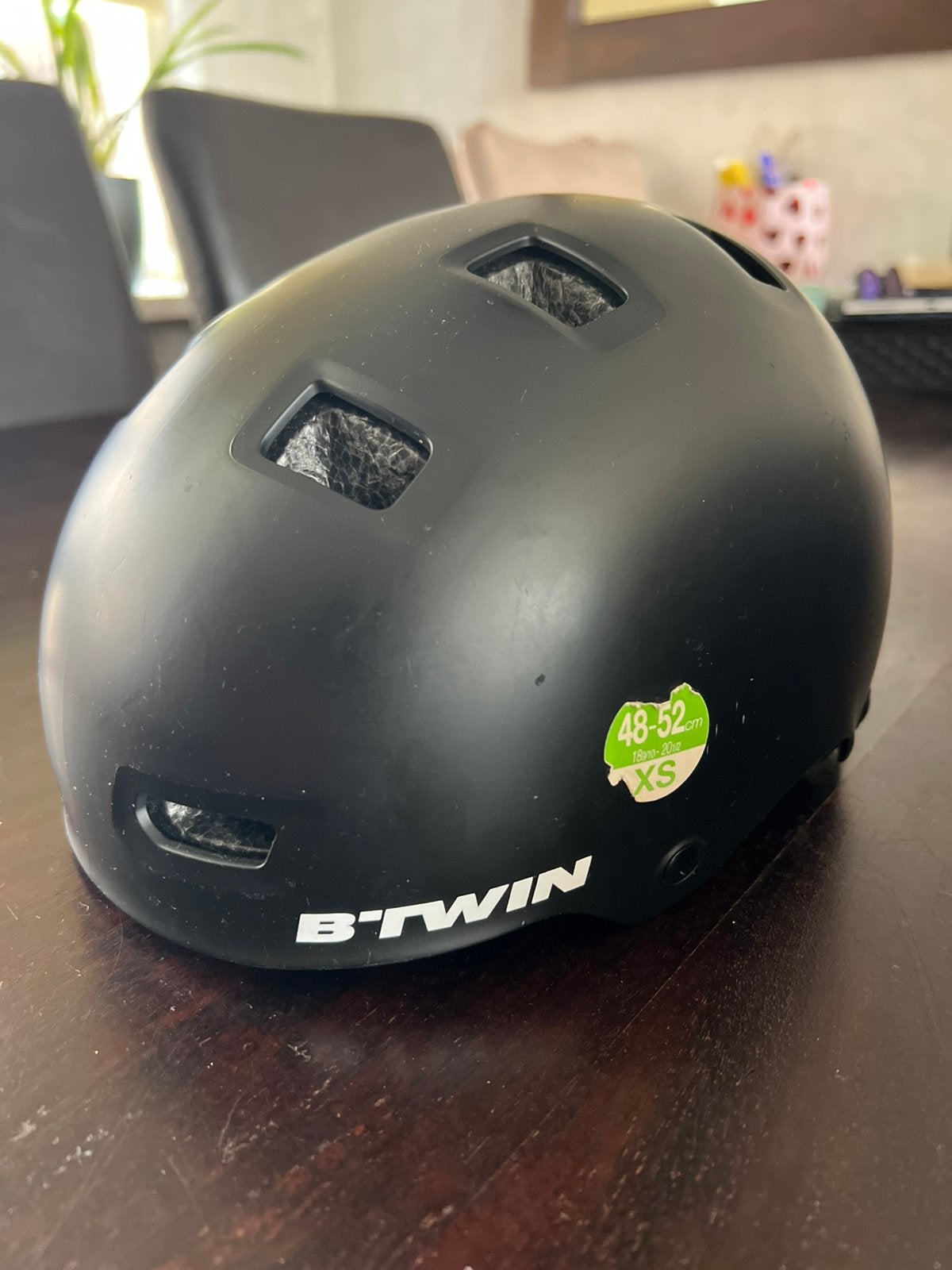 B'Twin kids skate- en fietshelm Decathlon maat XS (48-52 cm), Ophalen of Verzenden, Zo goed als nieuw, XS