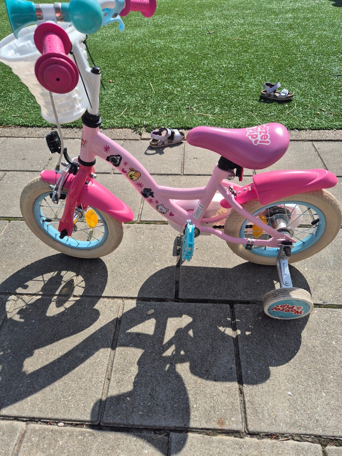 woezel en pip fiets, Fietsen en Brommers, Fietsen | Kinderfietsjes, Ophalen, Terugtraprem, Zijwieltjes, Woezel & Pip