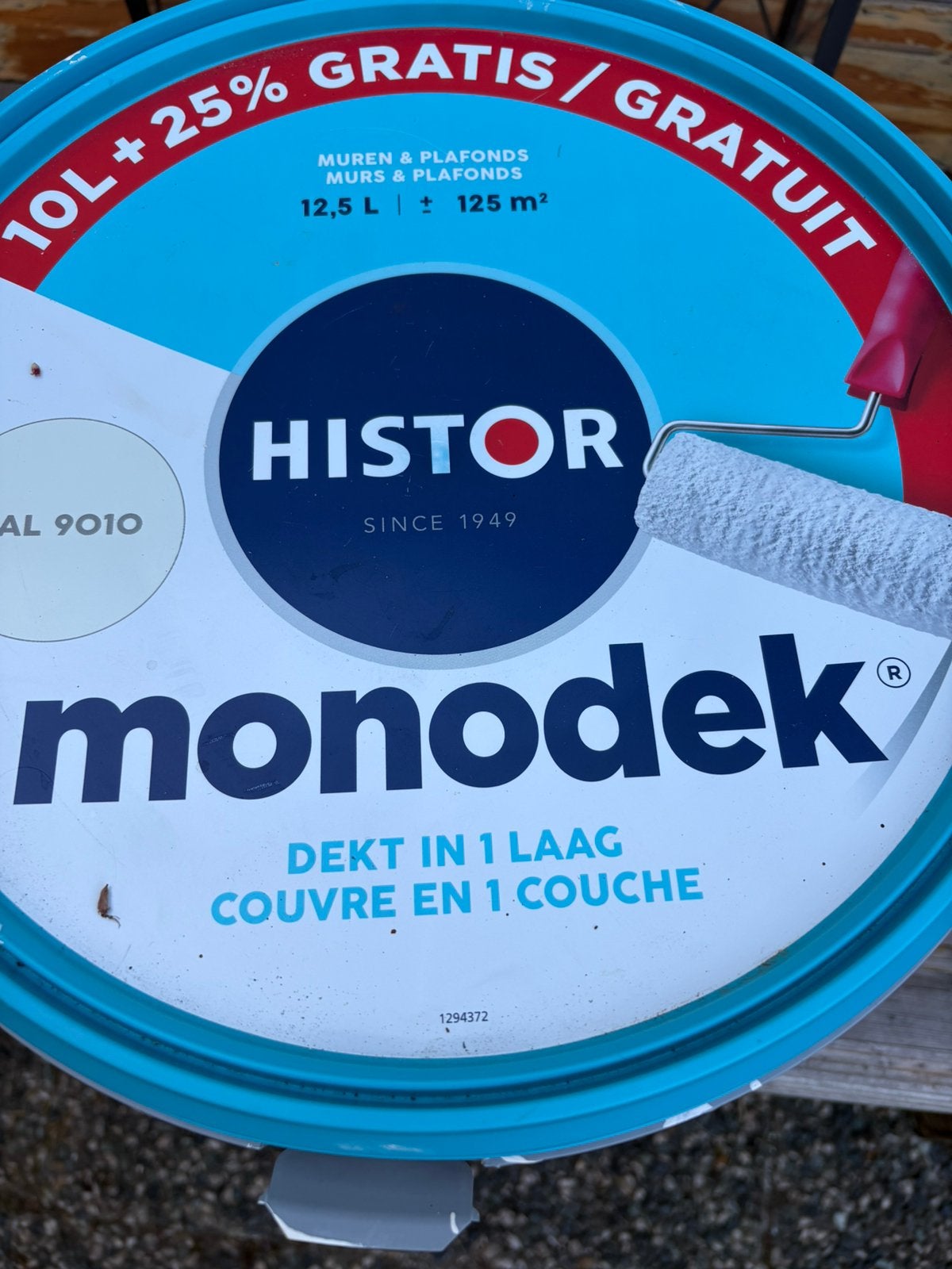 Muur en plafondverf, Ophalen, Zo goed als nieuw, Wit
