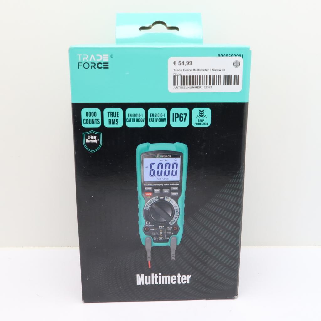 Trade Force Multimeter | Nieuw In Doos, Niet ingevuld, Zo goed als nieuw, Niet ingevuld, Niet ingevuld