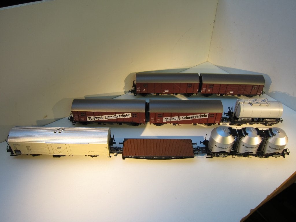 roco goederenwagens HO set 28-15, Gelijkstroom, Wagon, Ophalen of Verzenden, Zo goed als nieuw
