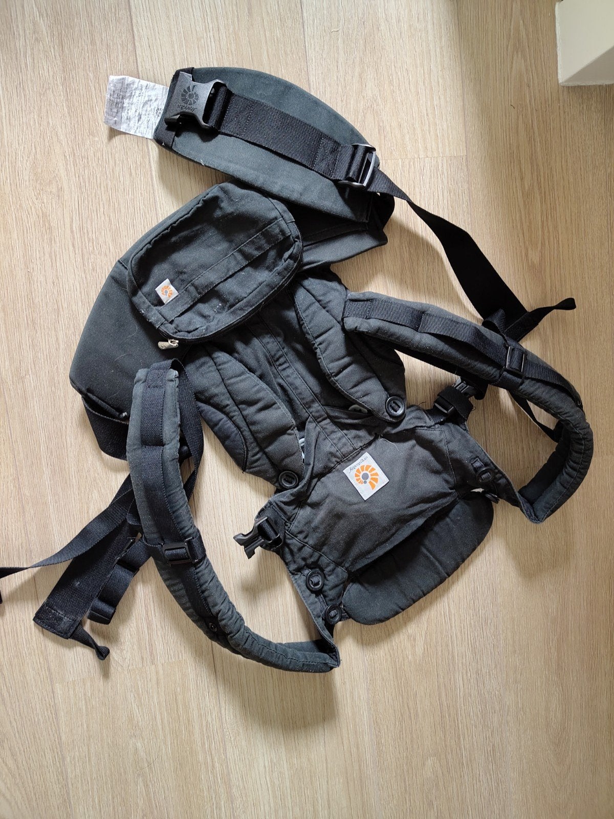 Ergobaby Omni 360 Draagzak - Zwart, Gebruikt, Buik of Rug, Draagzak, Ophalen