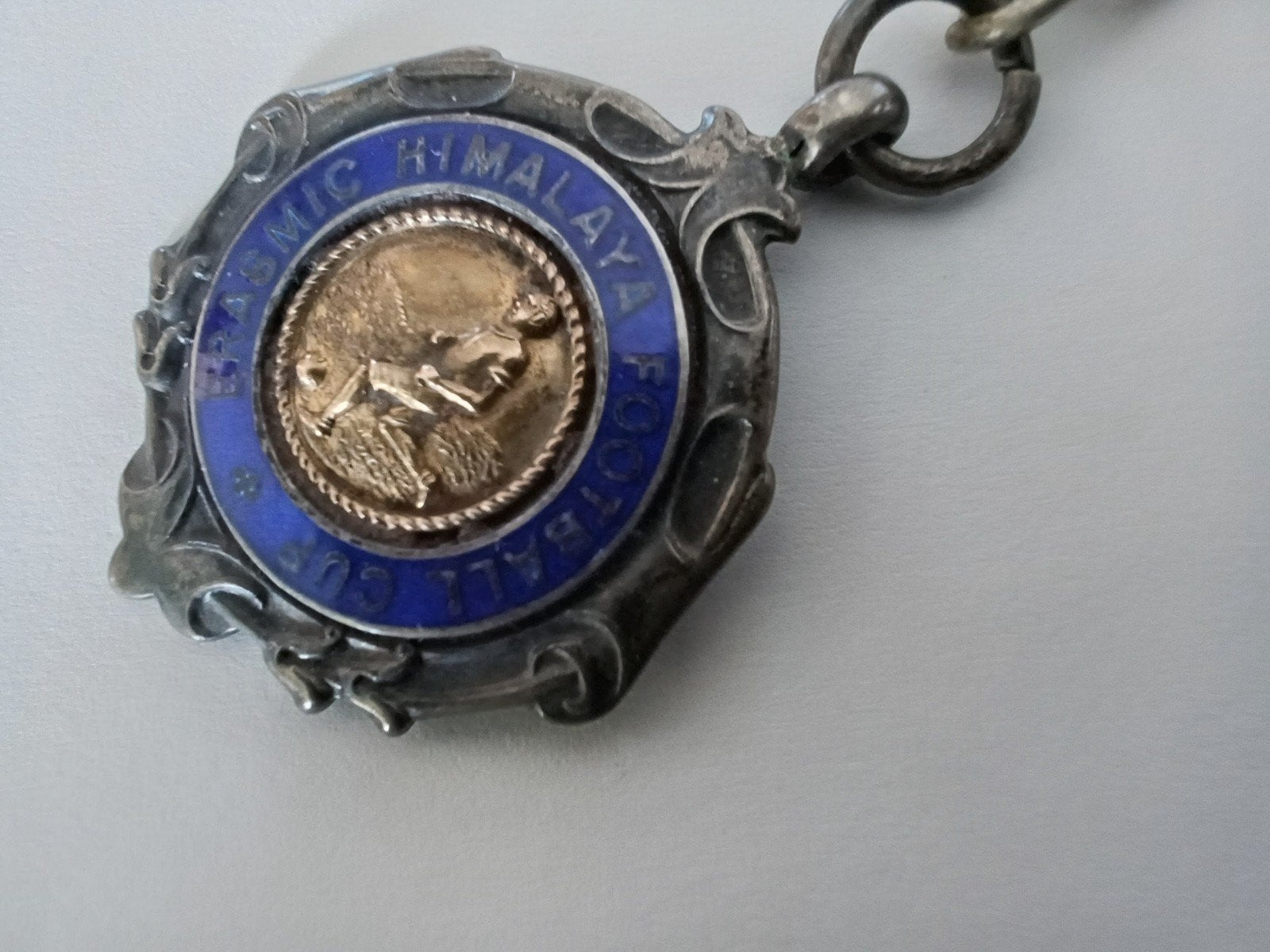 Antieke Zilveren Albert-ketting  uit 1924, Ophalen, Zilver