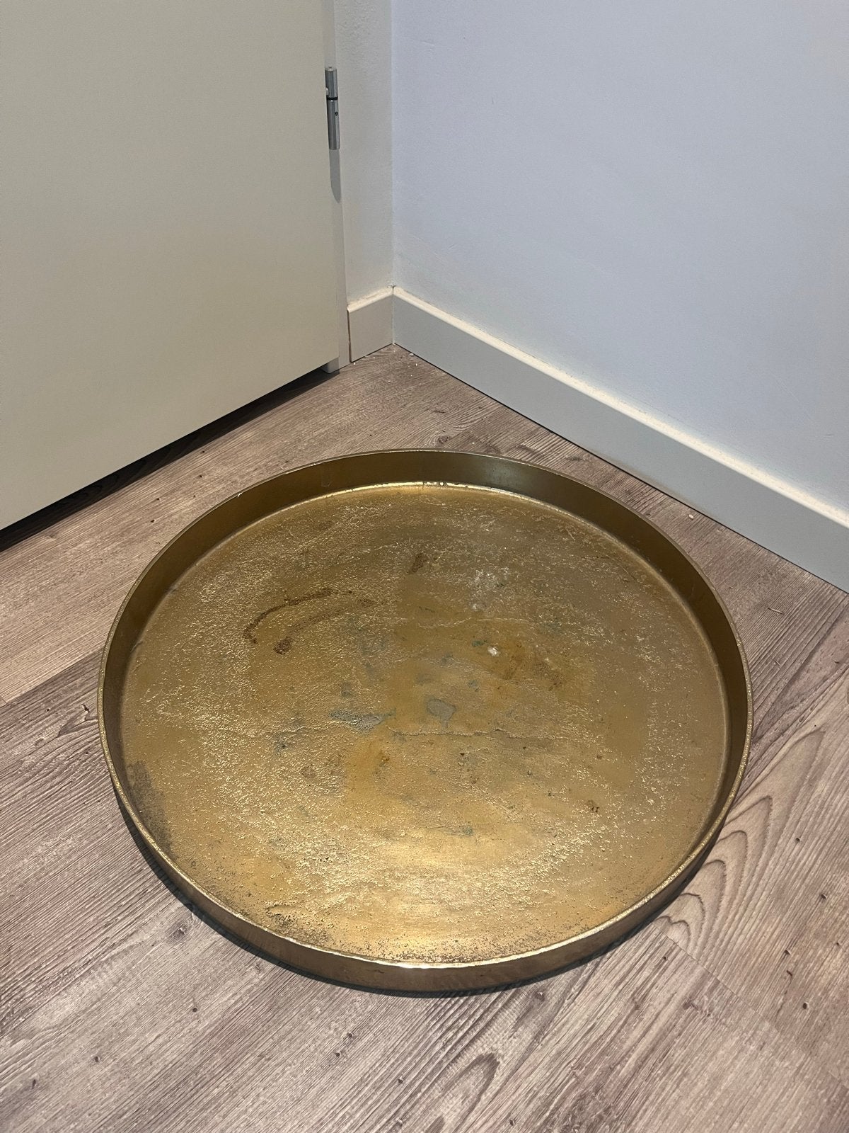 Goud / brozen dienblad 50cm, Ophalen of Verzenden
