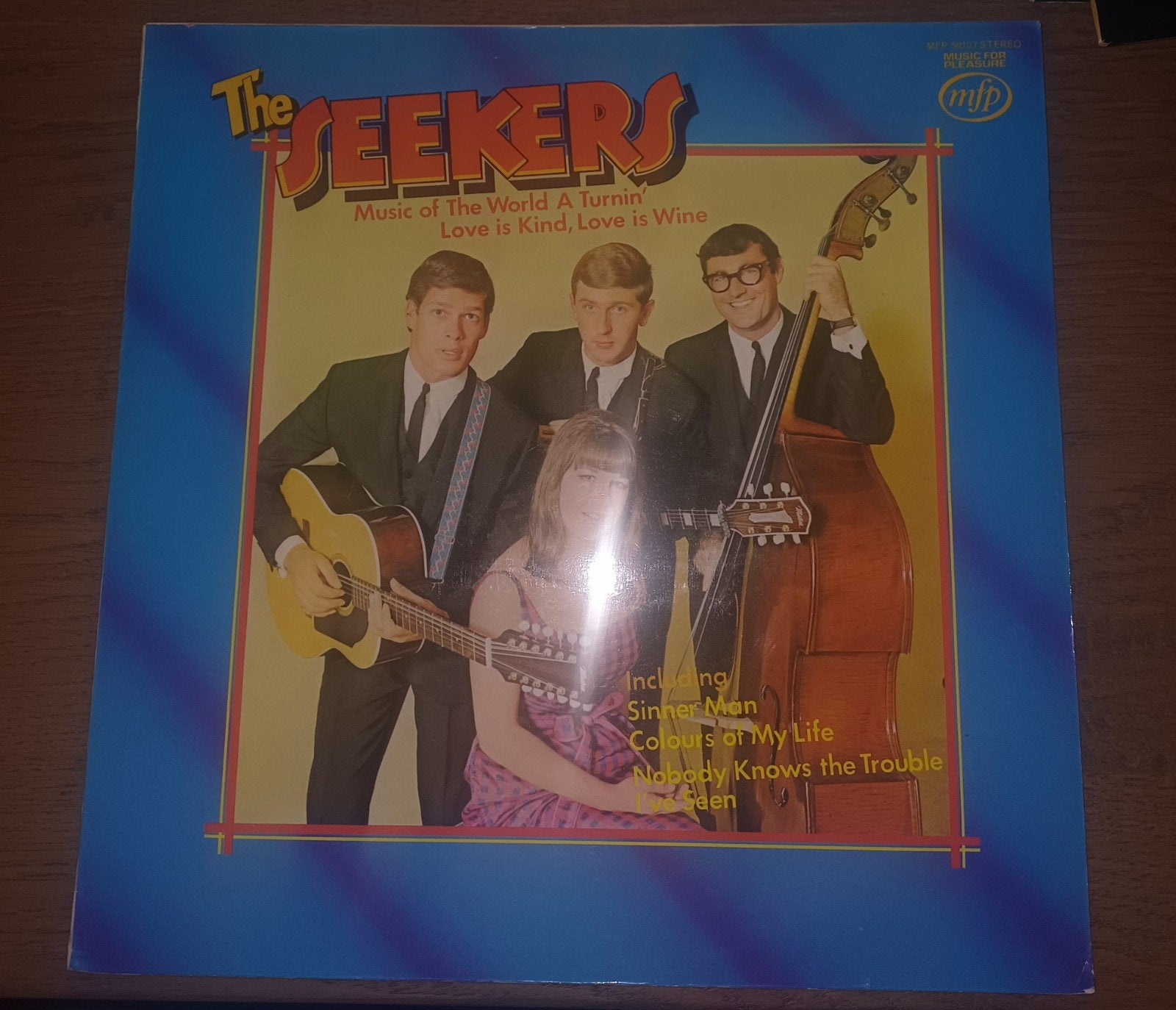 The Seekers - Music Of The World A Turnin' - 12 inch vinyl, Cd's en Dvd's, Vinyl | Pop, LP, Gebruikt, Pop, Ophalen of Verzenden