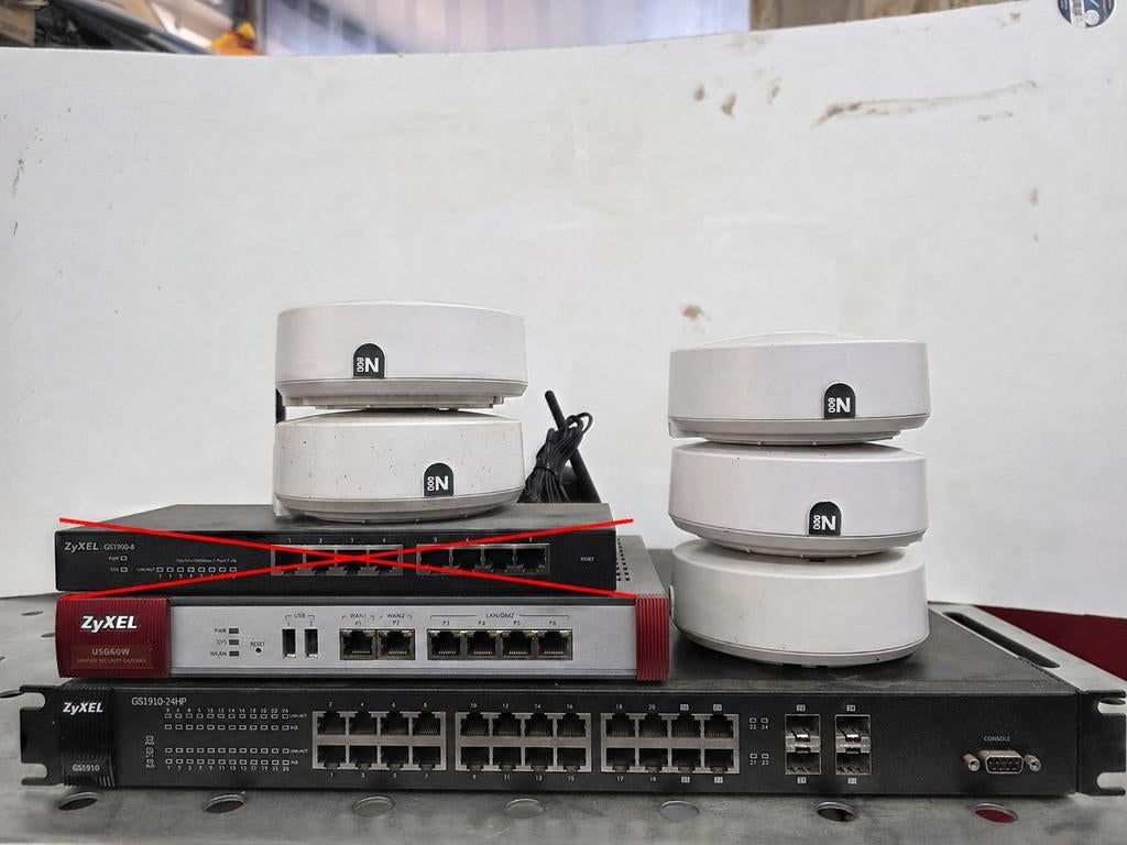 ZyXEL set: USG60W, Switches, Access Point, Ophalen of Verzenden
