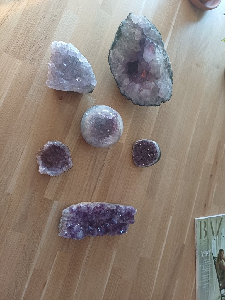 Amethysten, Verzamelen, Ophalen of Verzenden, Mineraal