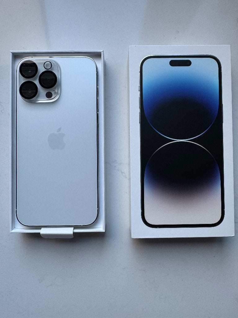 iPhone 14 Pro Max 256 GB – Zo goed als nieuw – E SIM model, 256 GB, Wit, Ophalen of Verzenden, Zo goed als nieuw
