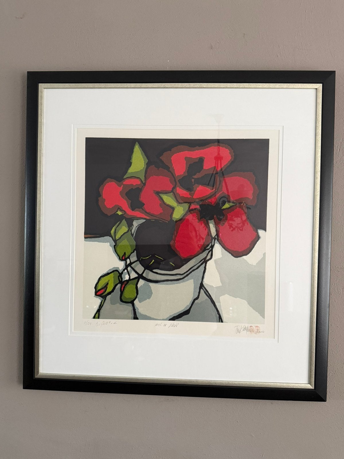 Fon Klement – Mal de fleur 2000 gesigneerd 4/125 – ingelijst