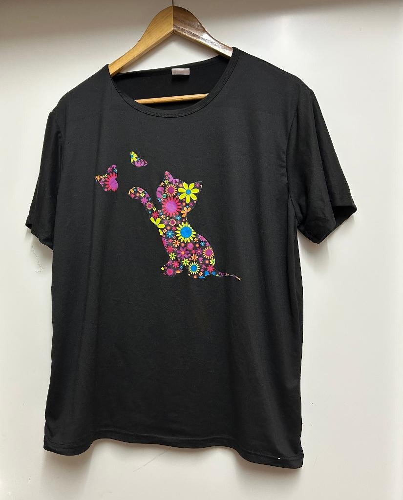 T-shirts met Poes maat 46., Overige kleuren, Maat 46/48 (XL) of groter, Nieuw, Ophalen of Verzenden