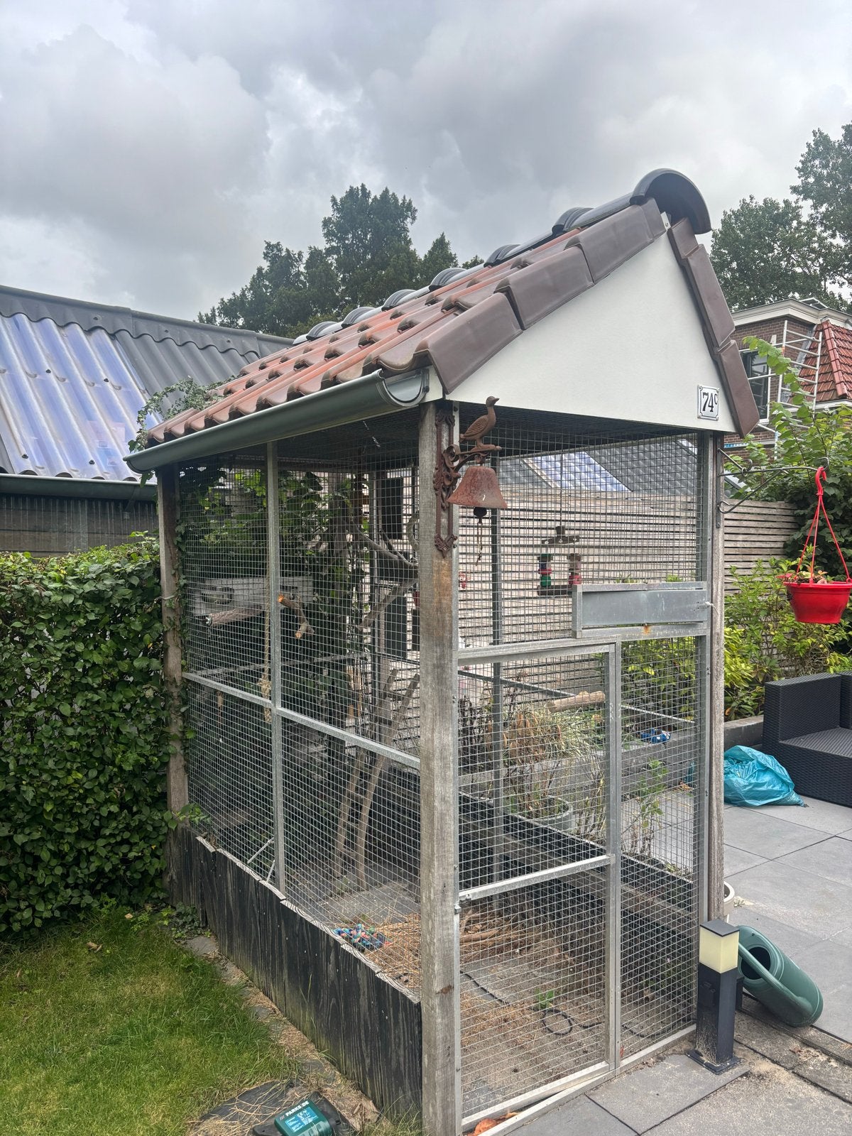 Buitenvolière, Ophalen, Gebruikt, Aluminium, Volière