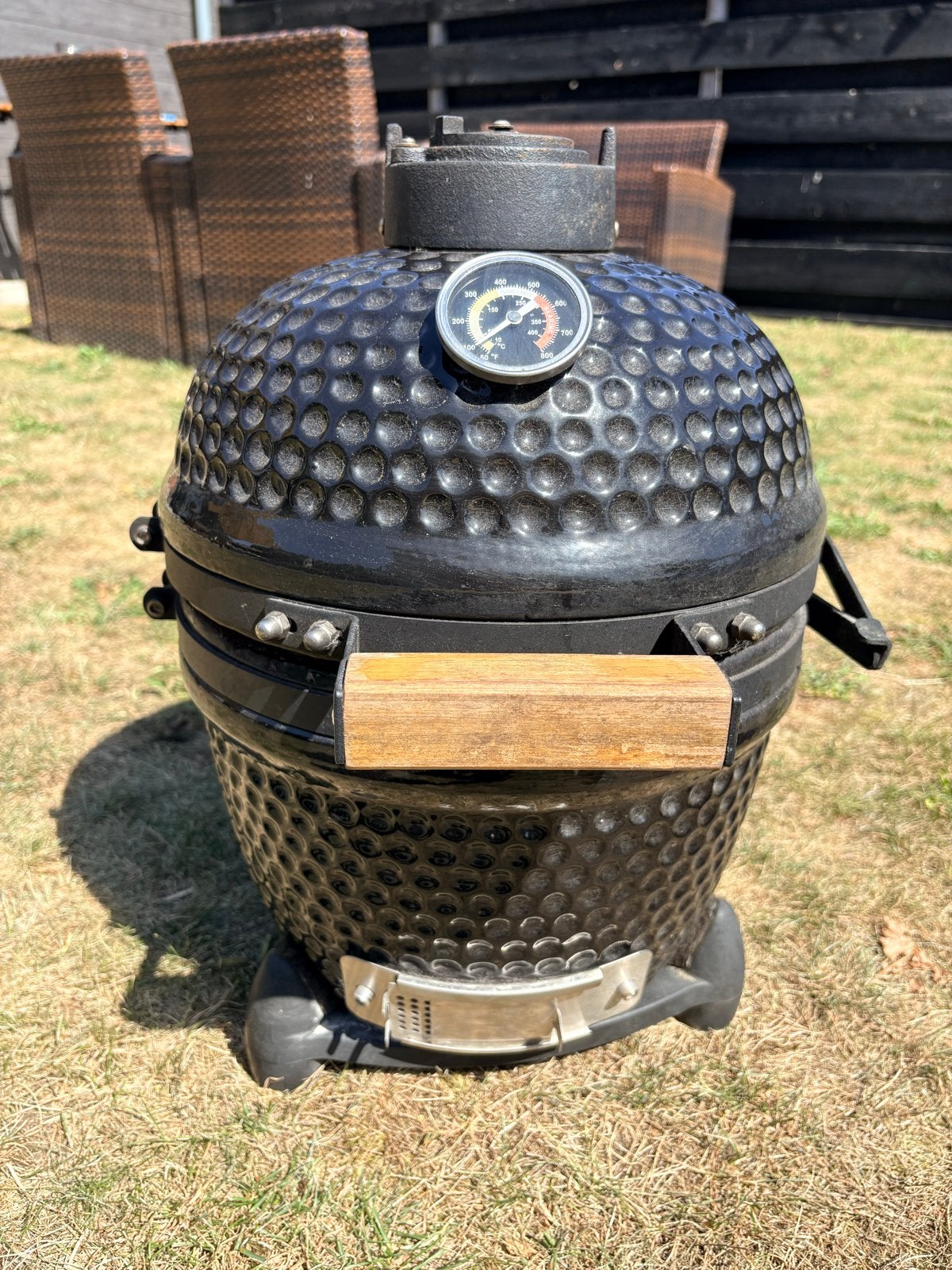 Kamado 13" BBQ met onderstel - 28 cm grilloppervlak, Ophalen, Gebruikt