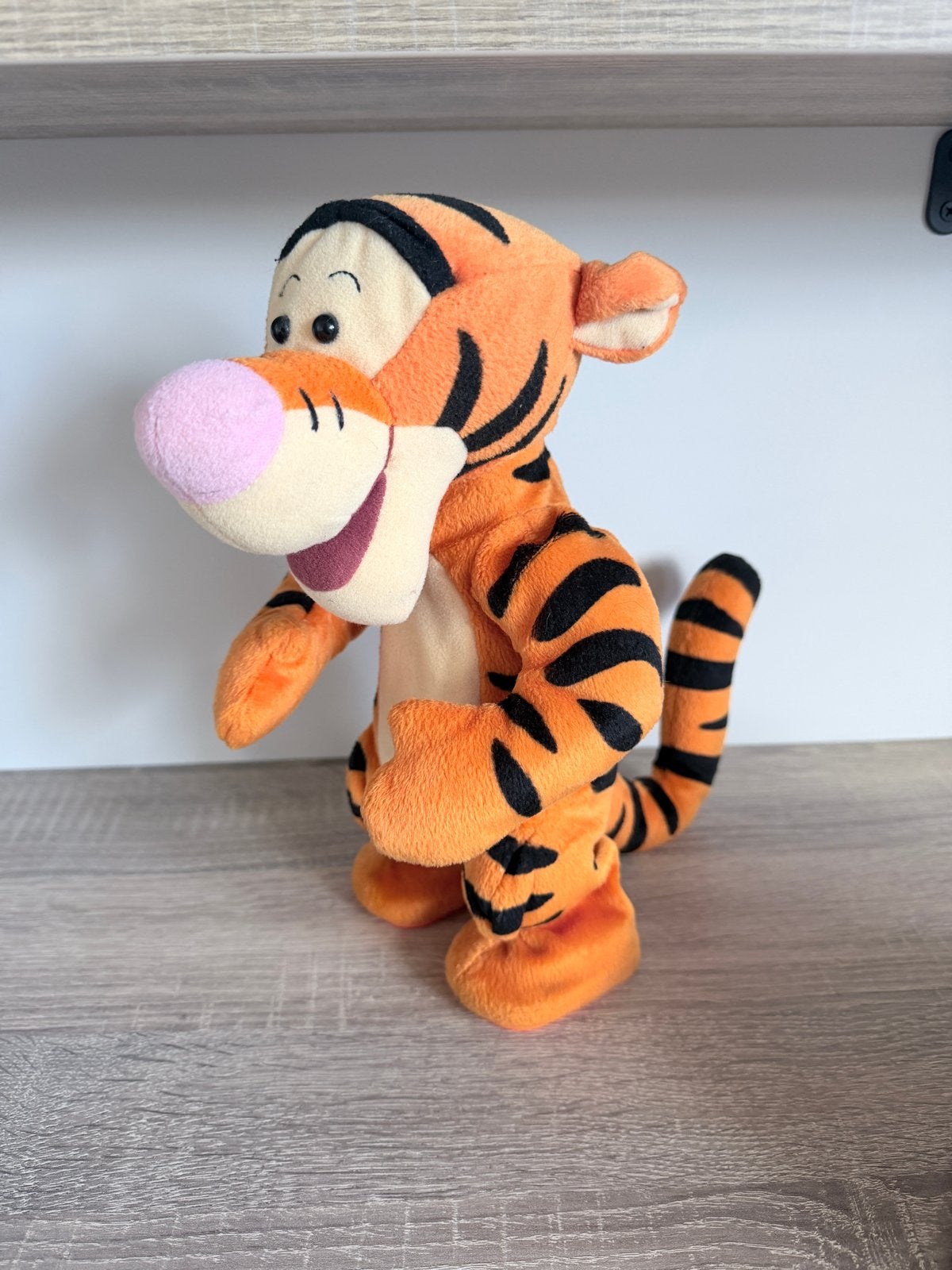 Tijgertje springende knuffel - Disney Winnie de Poeh, Oranje, Gebruikt, Disney, Ophalen of Verzenden