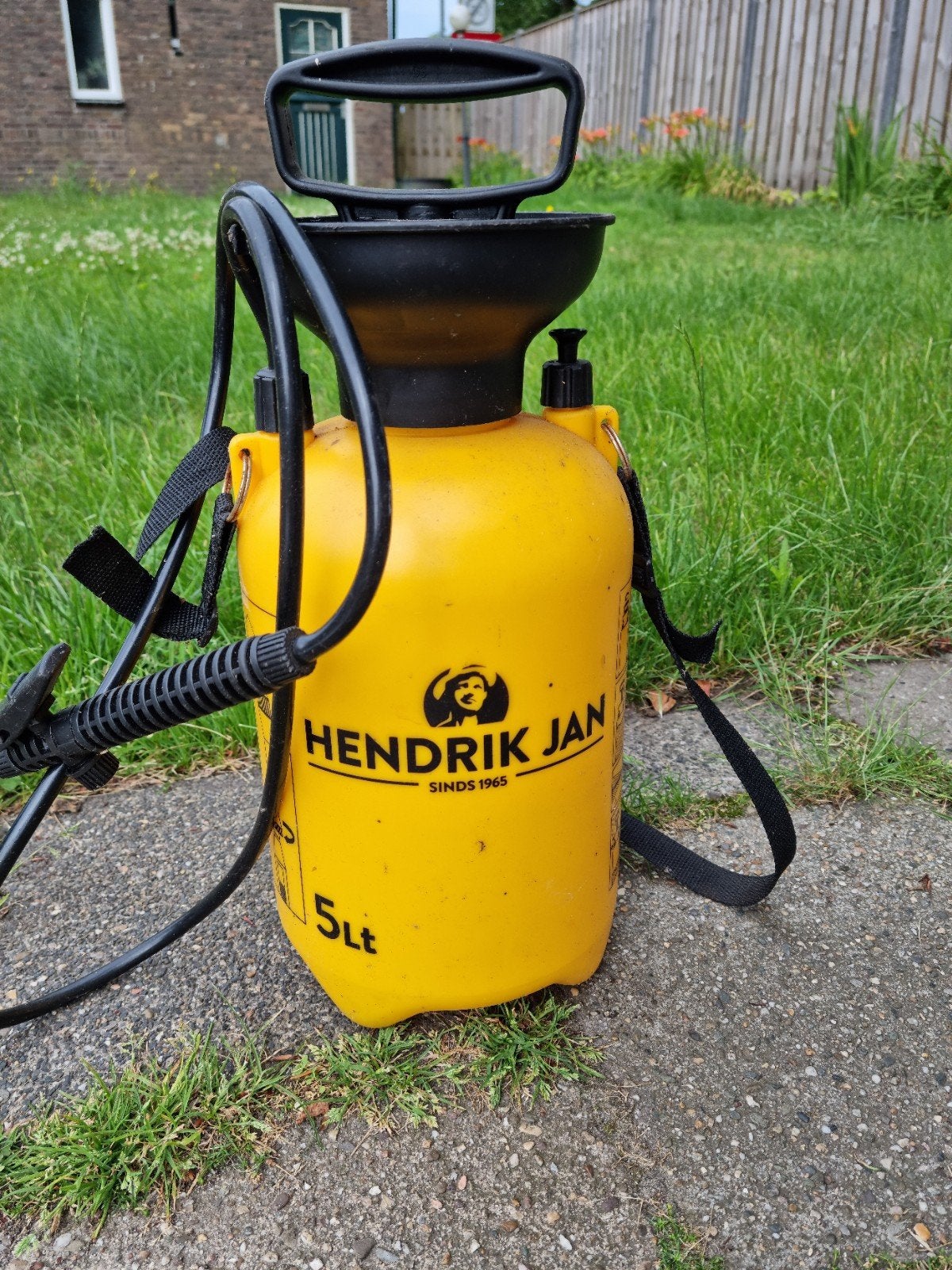 Planten / onkruid spuit hoge druk spuit 5 Liter, Ophalen of Verzenden, Zo goed als nieuw, Onkruidbestrijding