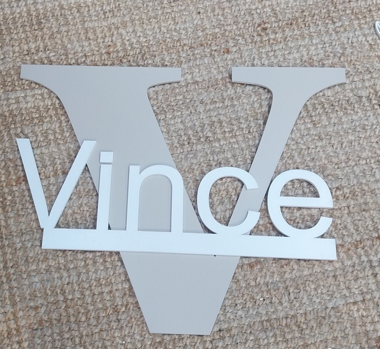 Decoratief houten naambord, kraamcadeau, naambord, Ophalen of Verzenden