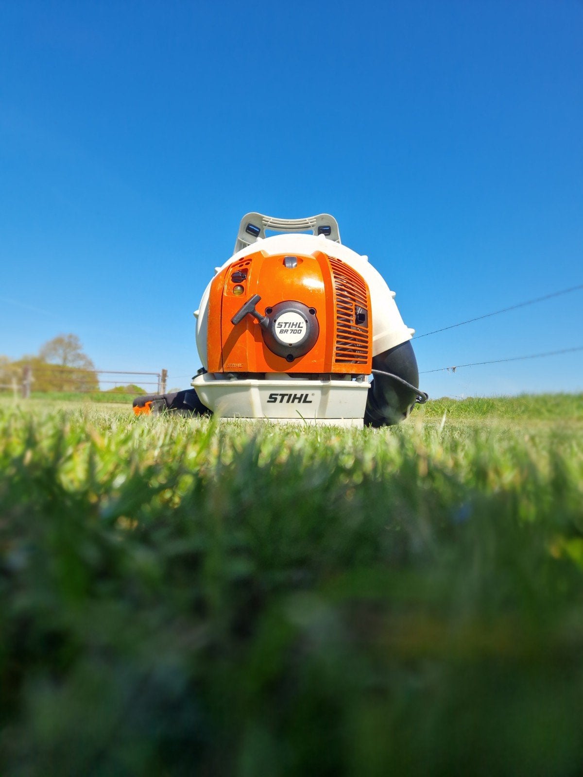 Stihl BR 700 Bladblazer, Tuin en Terras, Ophalen, Ruggedragen, Zo goed als nieuw, Stihl