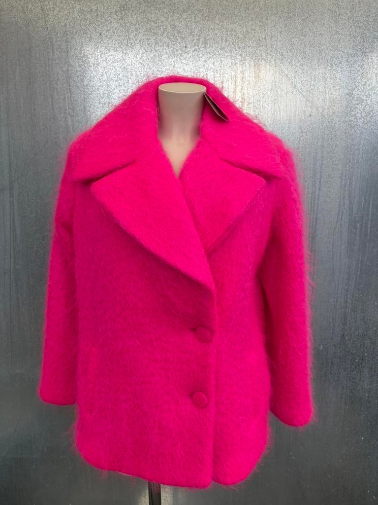 Sage and ivy coat 38 €1260 pink kelly nieuw mantel jas, Ophalen of Verzenden, Zo goed als nieuw, Maat 38/40 (M), Roze