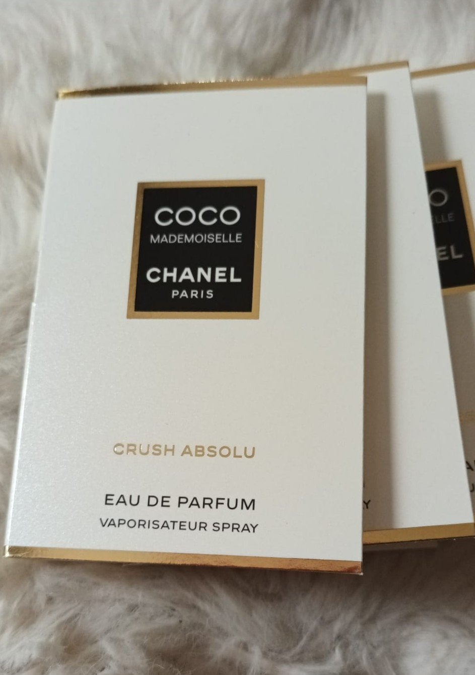 CHANEL coco mademoiselle Crush absolu parfum proefjes..2 x.., Sieraden, Tassen en Uiterlijk, Ophalen of Verzenden, Nieuw