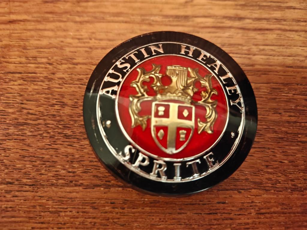 Origineel Austin Healey Sprite logo embleem 5-5.5 cm, Auto-onderdelen, Ophalen of Verzenden, Gebruikt, Austin