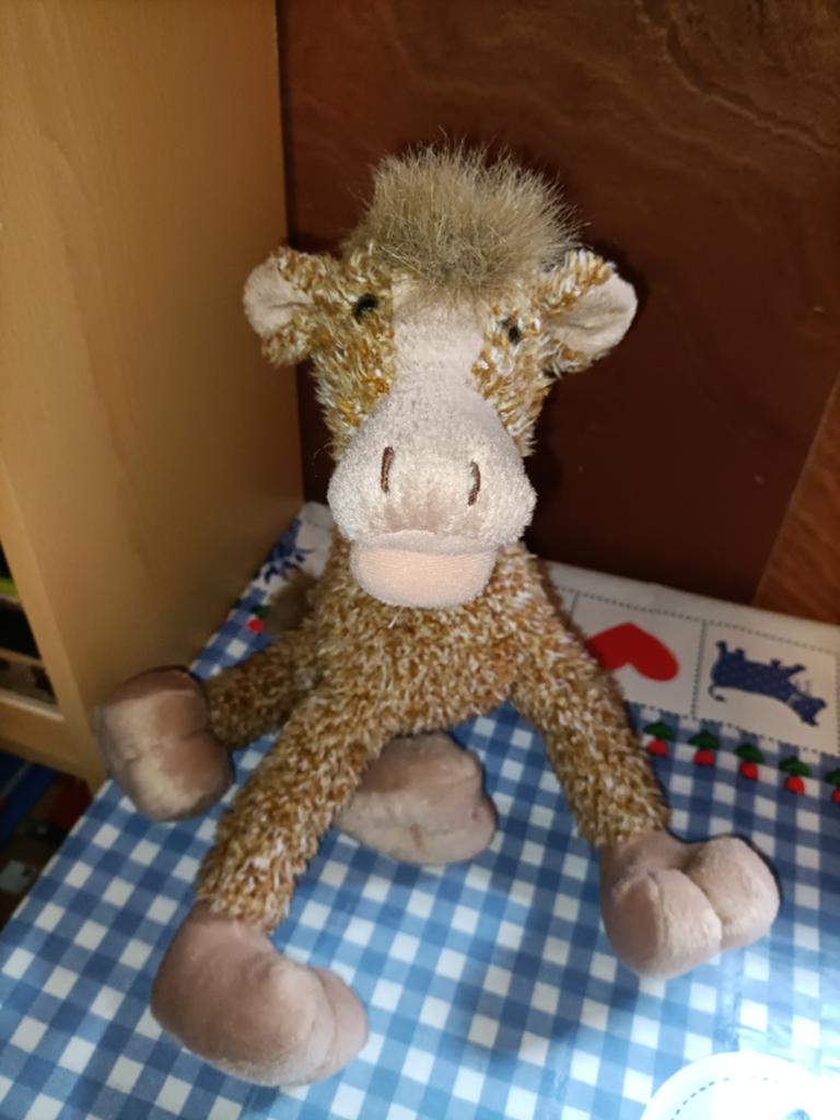 Happy Horse giraffe / paard knuffel 34 cm groot uit 1999, Kinderen en Baby's, Speelgoed | Knuffels en Pluche, Ophalen of Verzenden