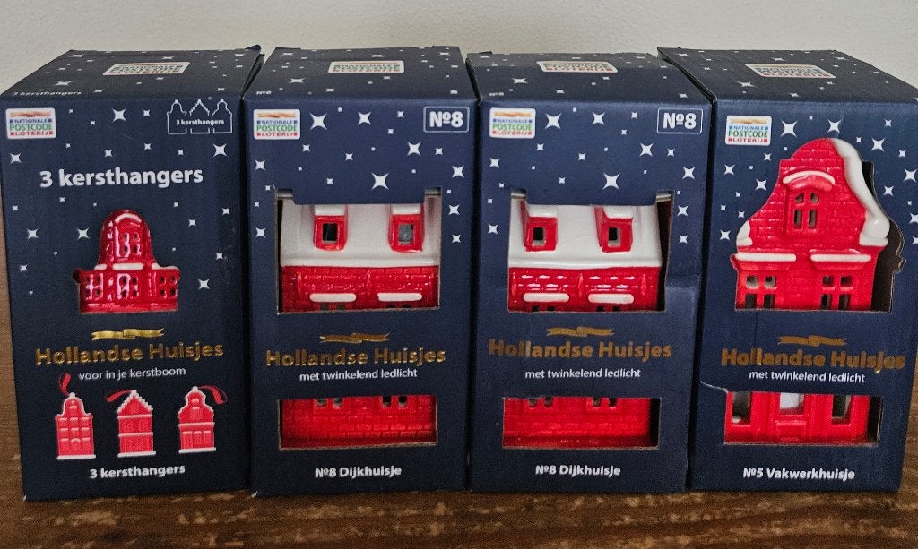 Hollandse Huisjes Postcodeloterij 4x, Ophalen of Verzenden, Nieuw