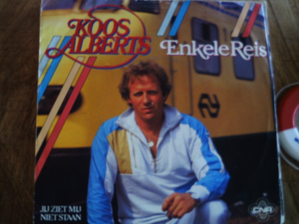 koos alberts  - enkele reis  28jun, 7 inch, Ophalen of Verzenden, Zo goed als nieuw, Fotohoes