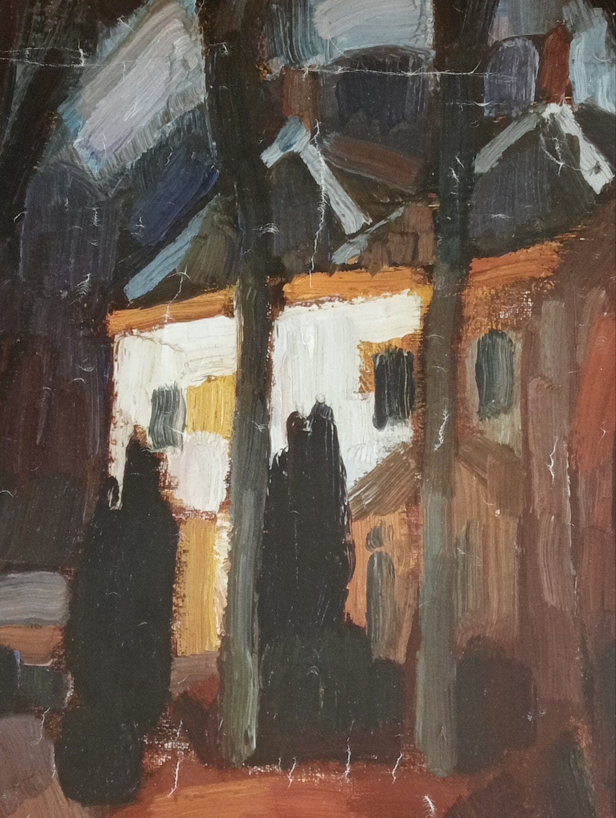 Leo Gestel Bergense School affiche, Ophalen of Verzenden, A1 t/m A3, Overige onderwerpen, Rechthoekig Staand